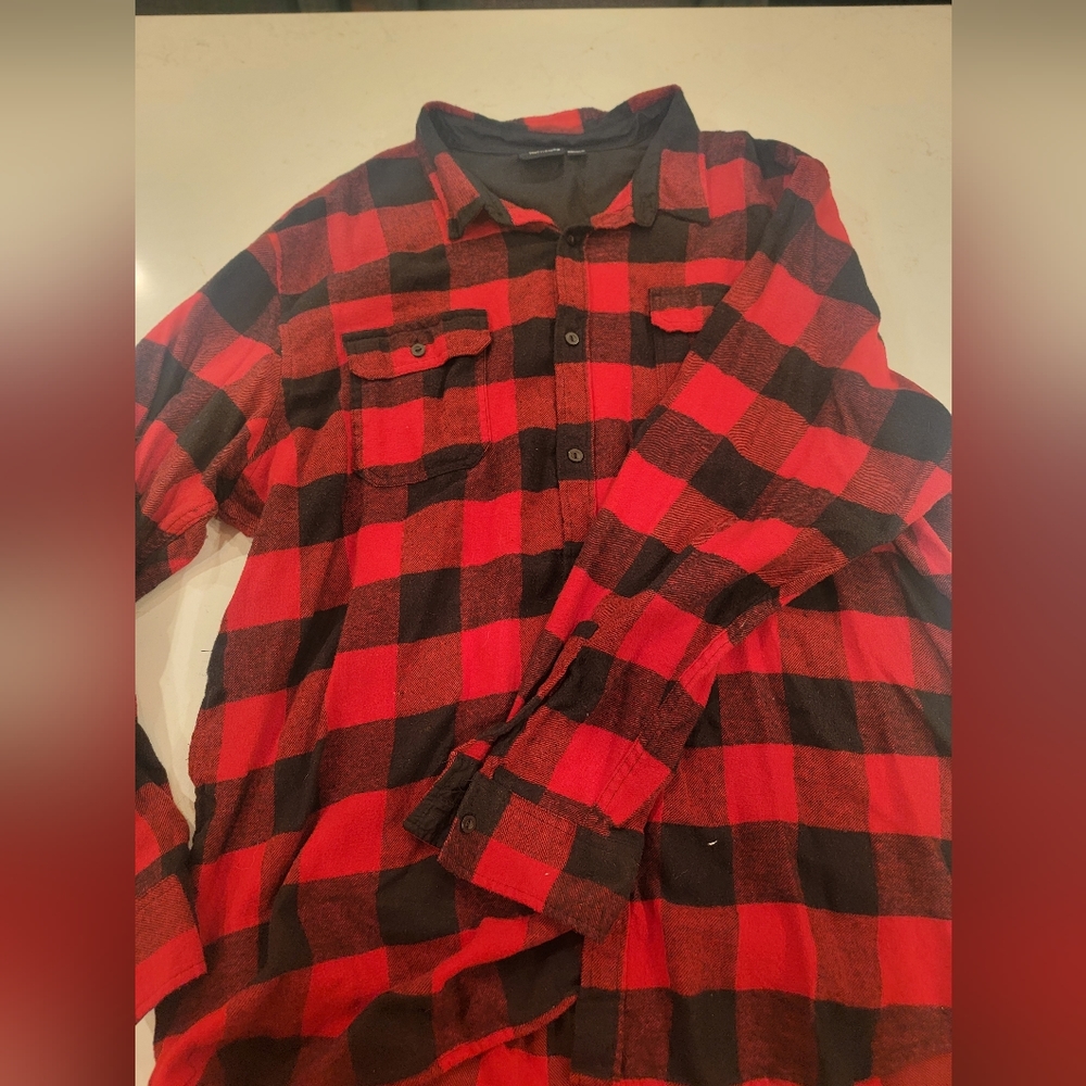 Black and Red flannel